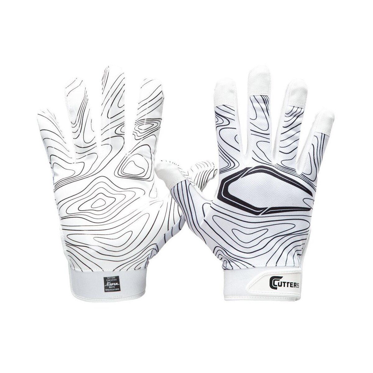 Cutters S150 Gameday Receiver Handschuhe Jugend/Youth - weiß Gr. YS/YM