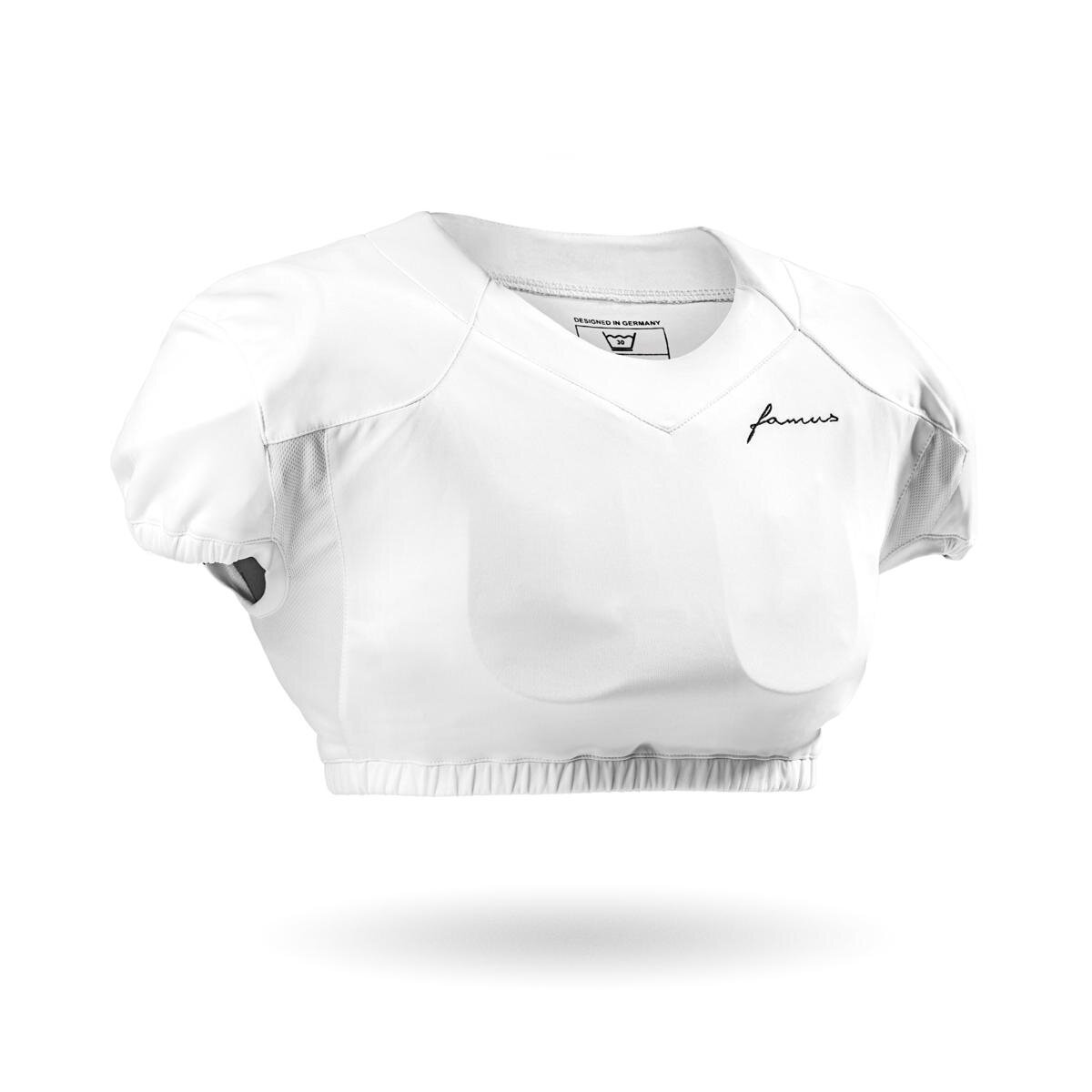 Famus American Football Cropped Jersey - weiß Gr. M