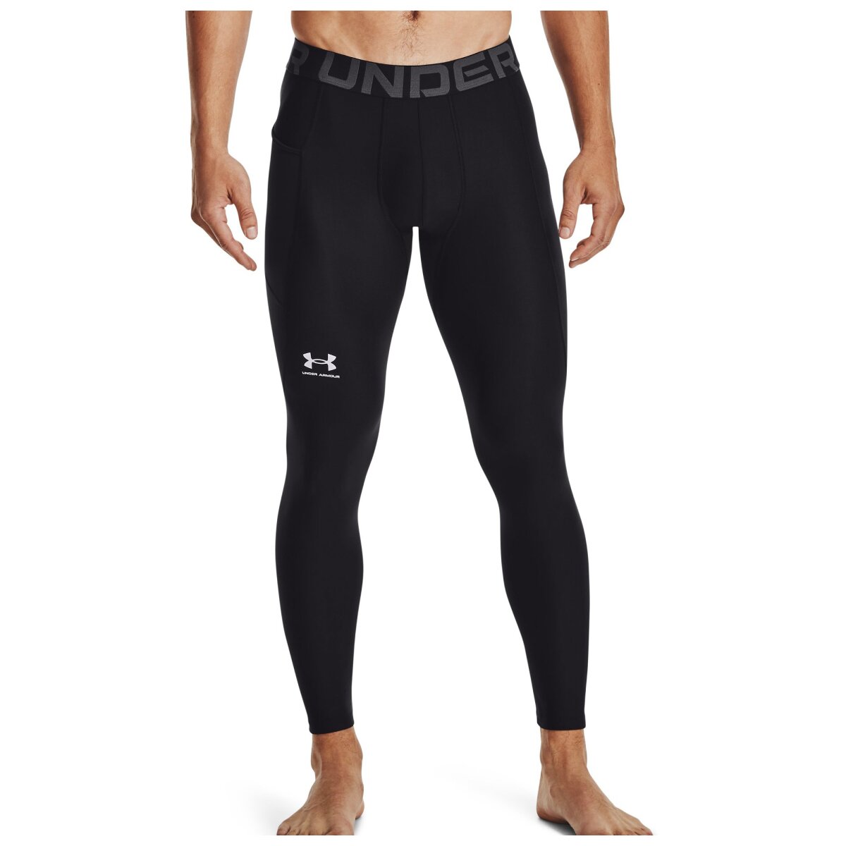Under Armour Herren Tights HeatGear Kompressions-Leggins - schwarz L