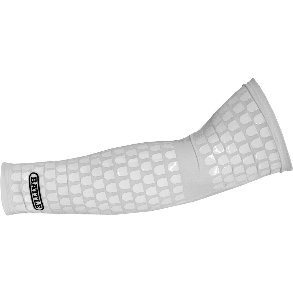 Battle Sticky American Football Full Arm Sleeve, gripped - weiß L/XL