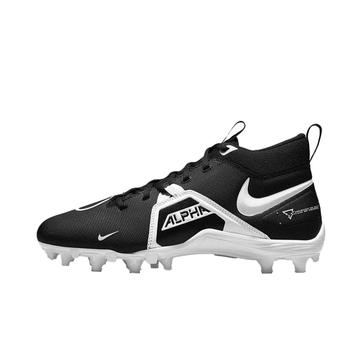 Nike Alpha Menace Varsity 3 CV0586 Rasen Footballschuhe - schwarz-weiß Gr. 7.5 US