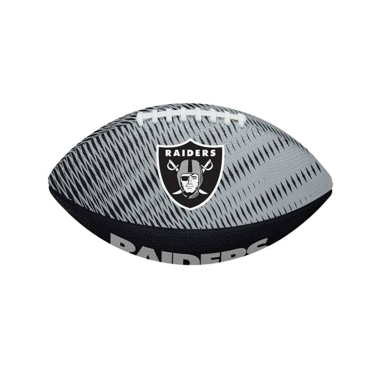 Wilson NFL Junior Tailgate Las Vegas Raiders Logo Football