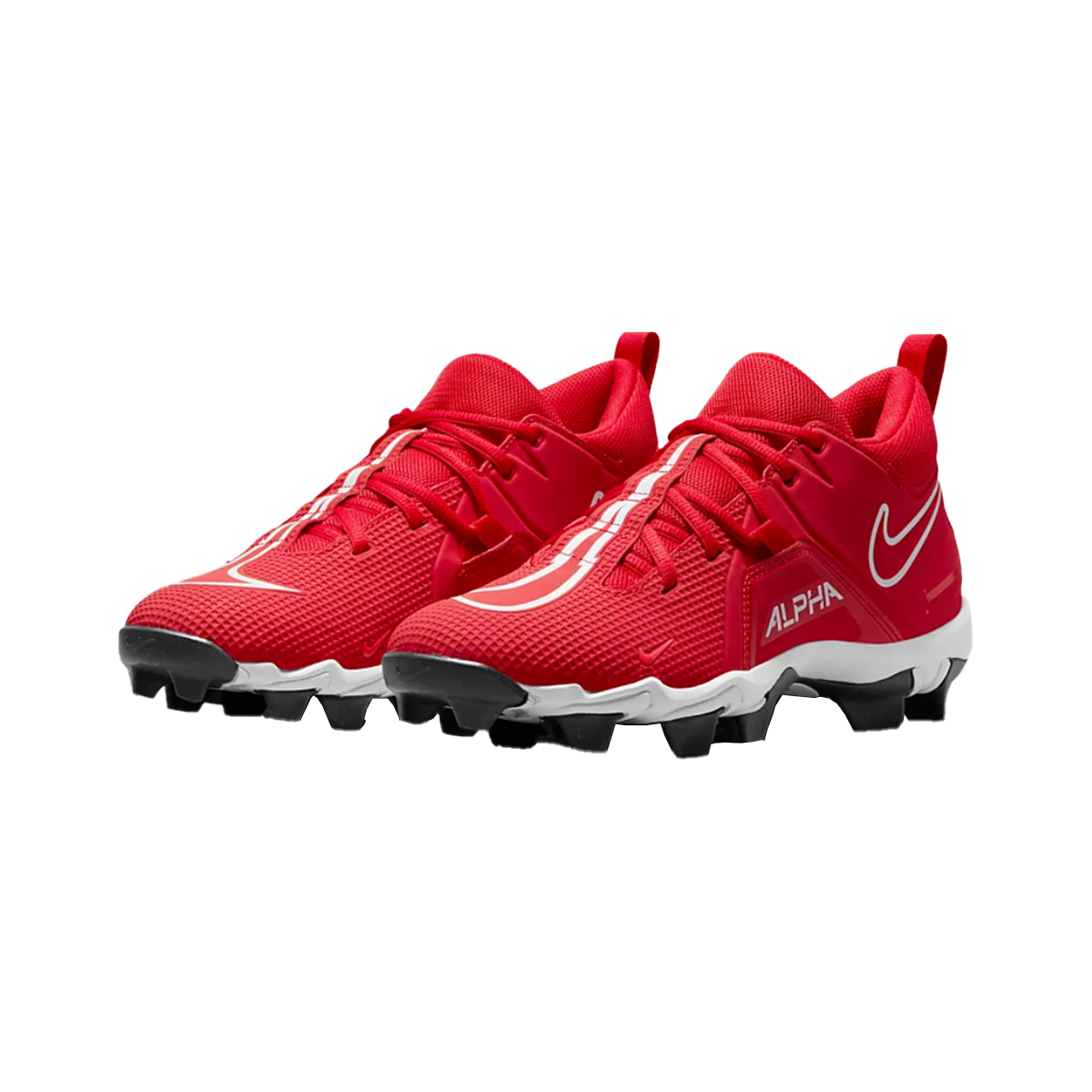 Nike Alpha Menace 3 Shark (CV0582) American Football All Terrain Schuhe - Rot Gr.11.5 US