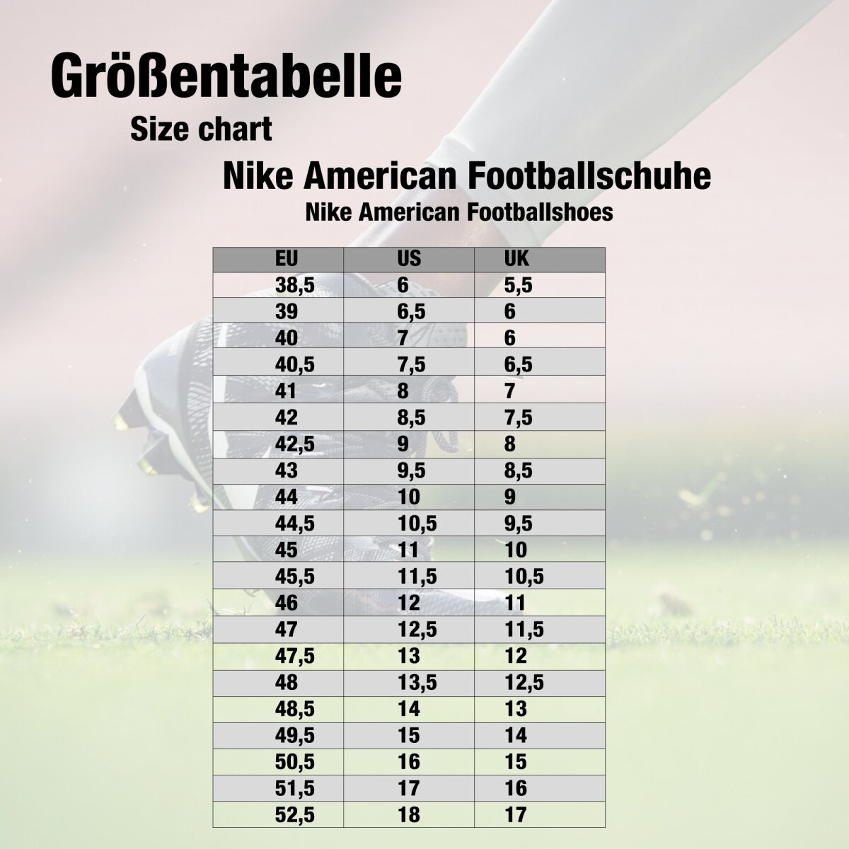 Nike Alpha Menace 3 Shark (CV0582) American Football All Terrain Schuhe - Royal Gr.9 US