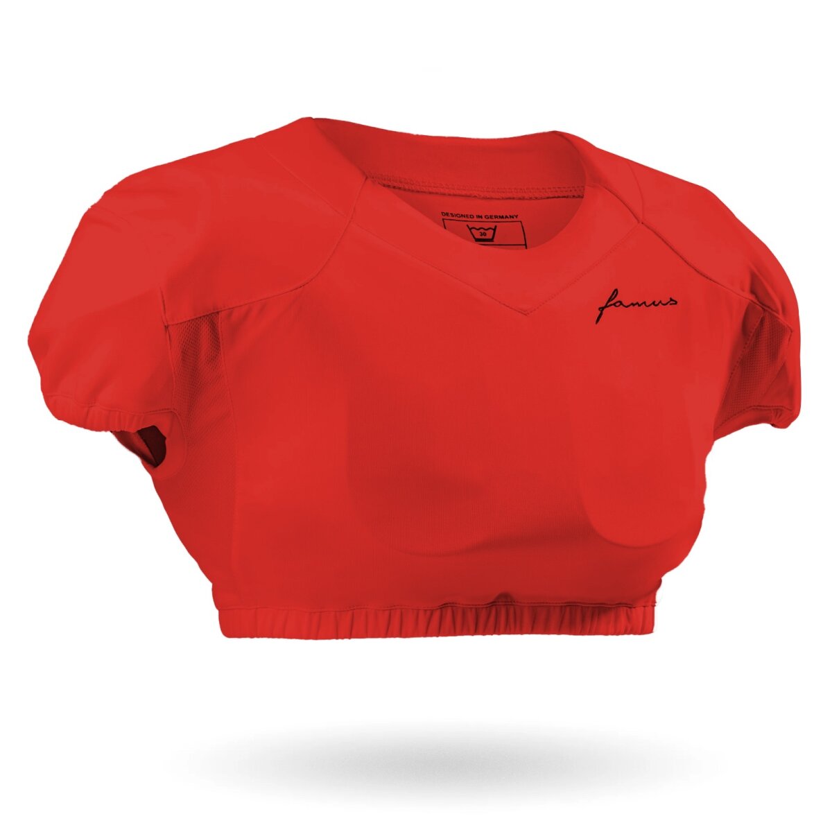 Famus American Football Cropped Jersey - rot Gr. L