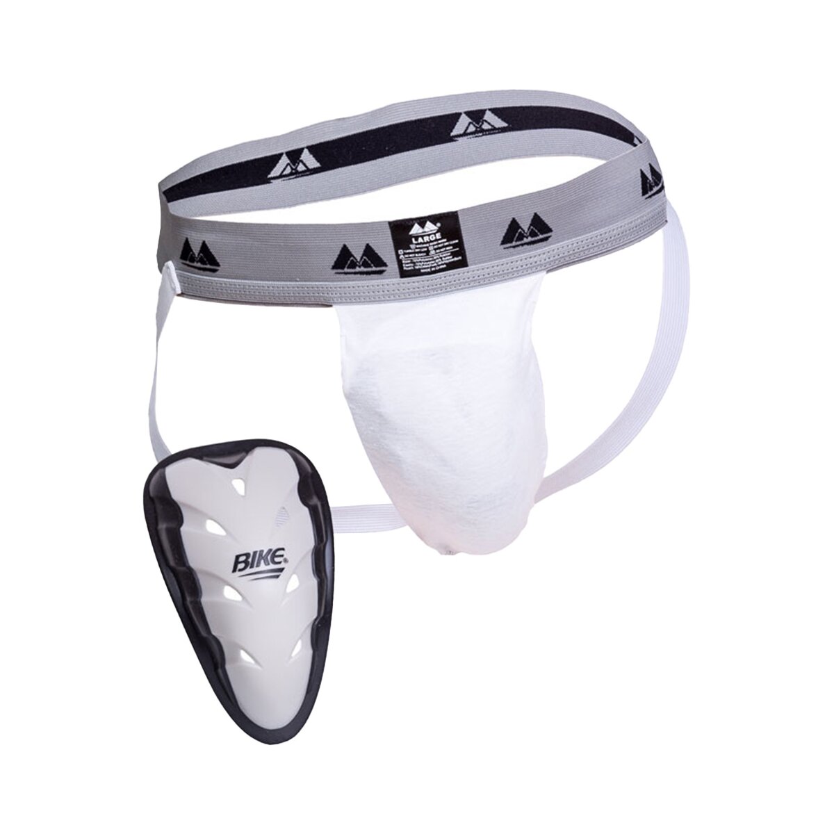 MM Tiefschutzhose mit Bike Cup - weiß Gr. L