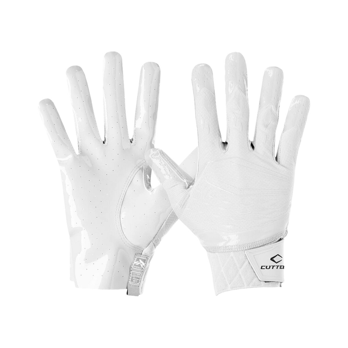 Cutters CG10440 Rev Pro 5.0 Receiver Gloves Solid - weiß Gr.L