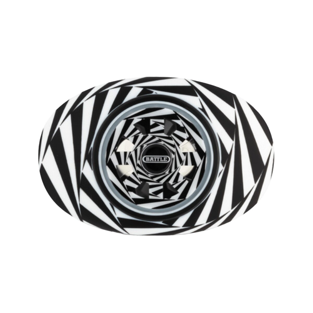 BATTLE Oxygen Spinner Football Mundstück mit Lippenschild - Kaleidoscope