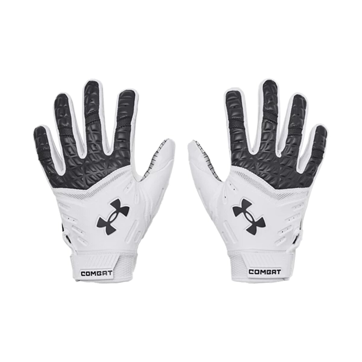 Under Armour Combat gepolsterte Handschuhe Lineman - weiß/schwarz Gr.XL