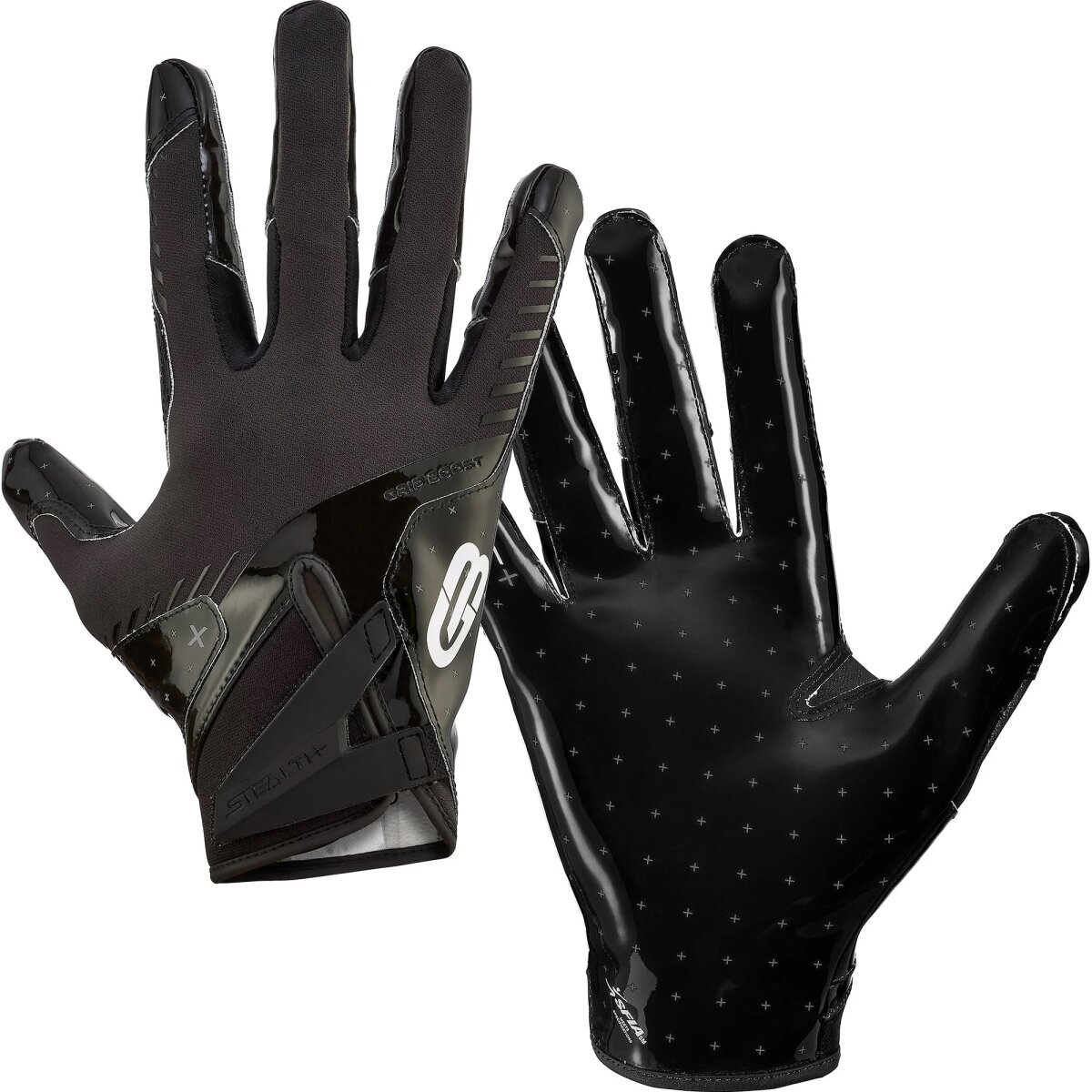 Grip Boost Solid Stealth 6.0 Football Gloves - schwarz Gr.S
