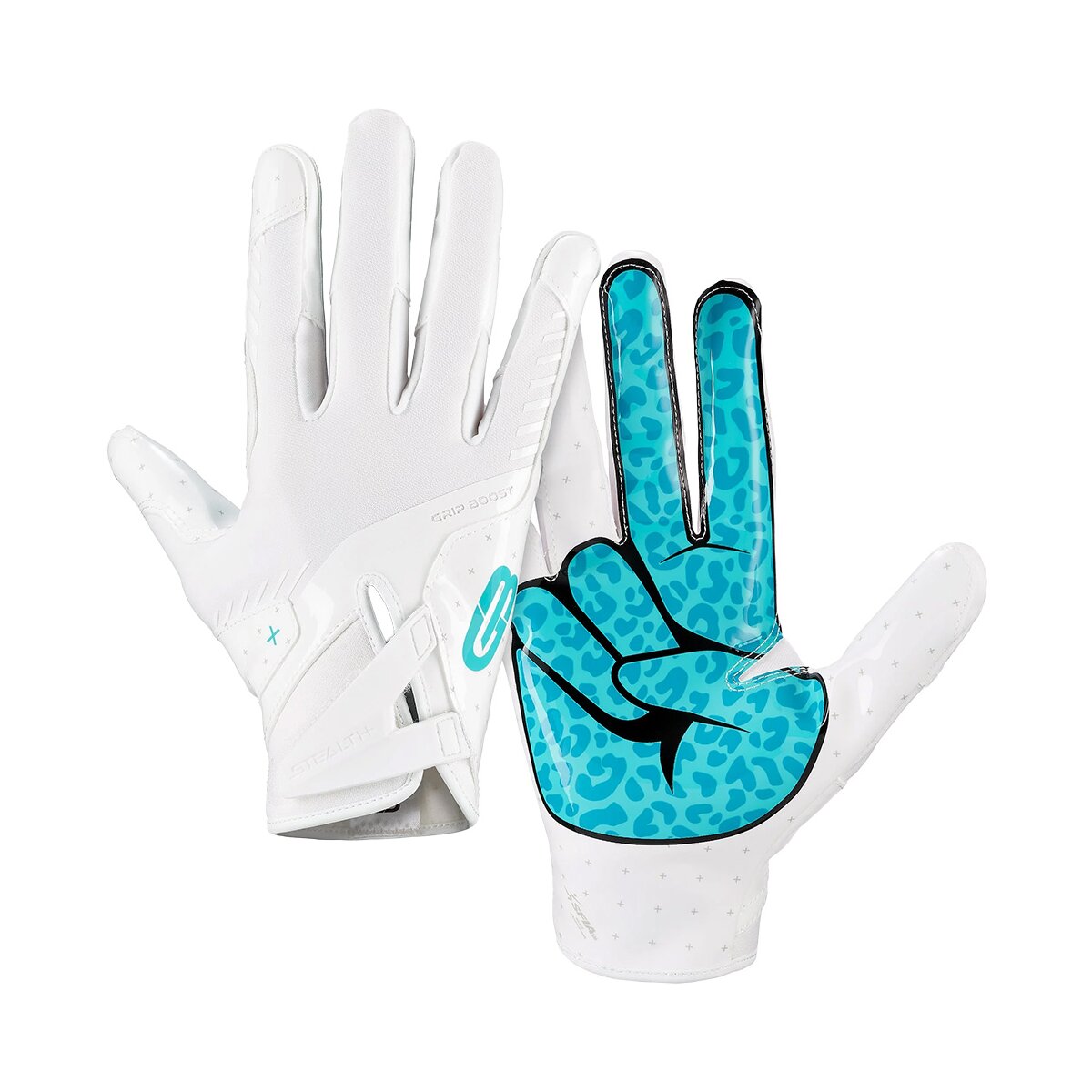 Grip Boost Peace Stealth 6.0 Football Gloves - miami Gr.L
