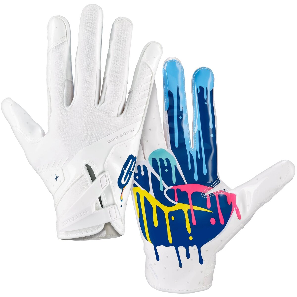 Grip Boost Peace Stealth 6.0 Football Gloves - crucial catch Gr.2XL