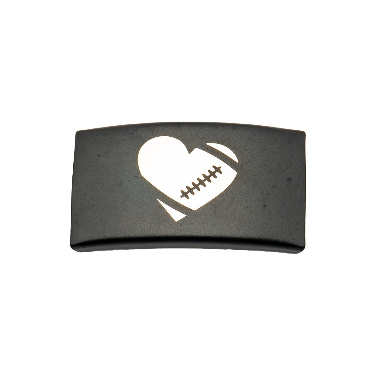 Rookie Goat Gravurplatte für Football Armband - Herz