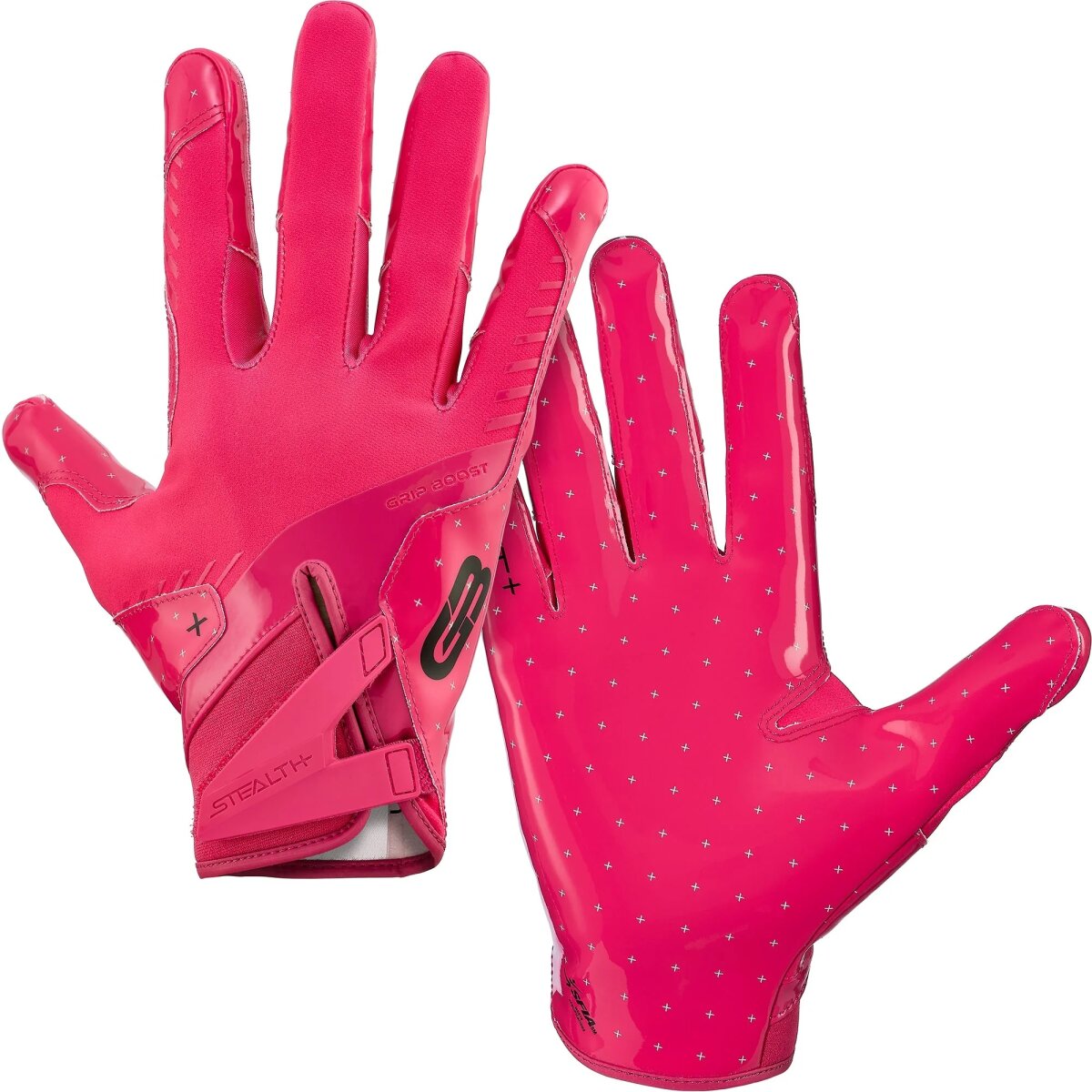 Grip Boost Solid Stealth 6.0 Football Gloves - pink Gr. XL
