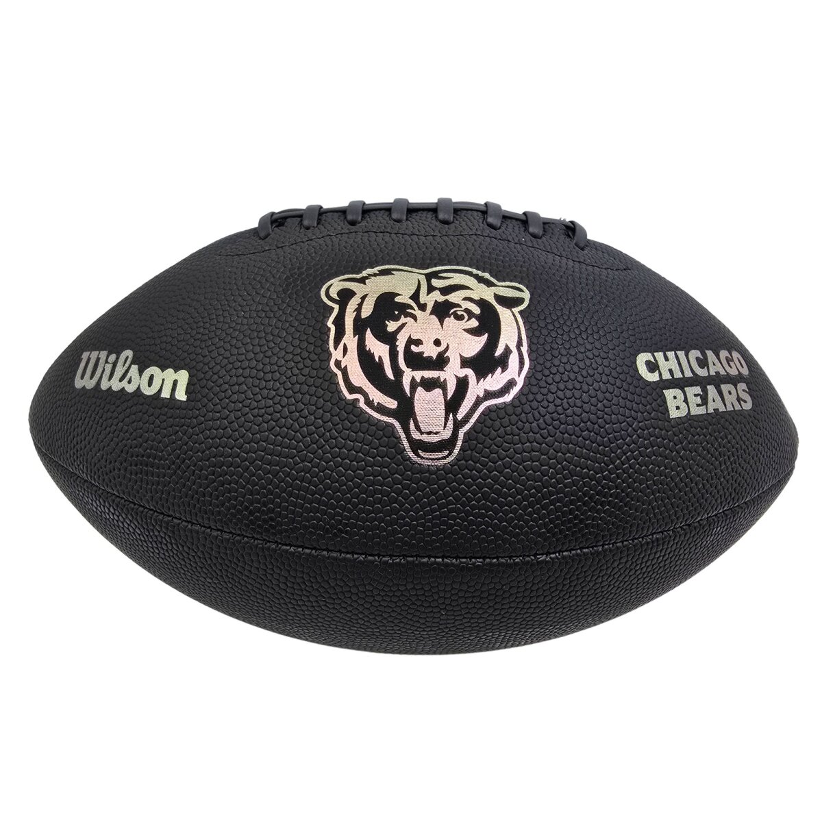 Wilson NFL Chicago Bears Metallic Premiere Football Offizielle Größe 9 - schwarz