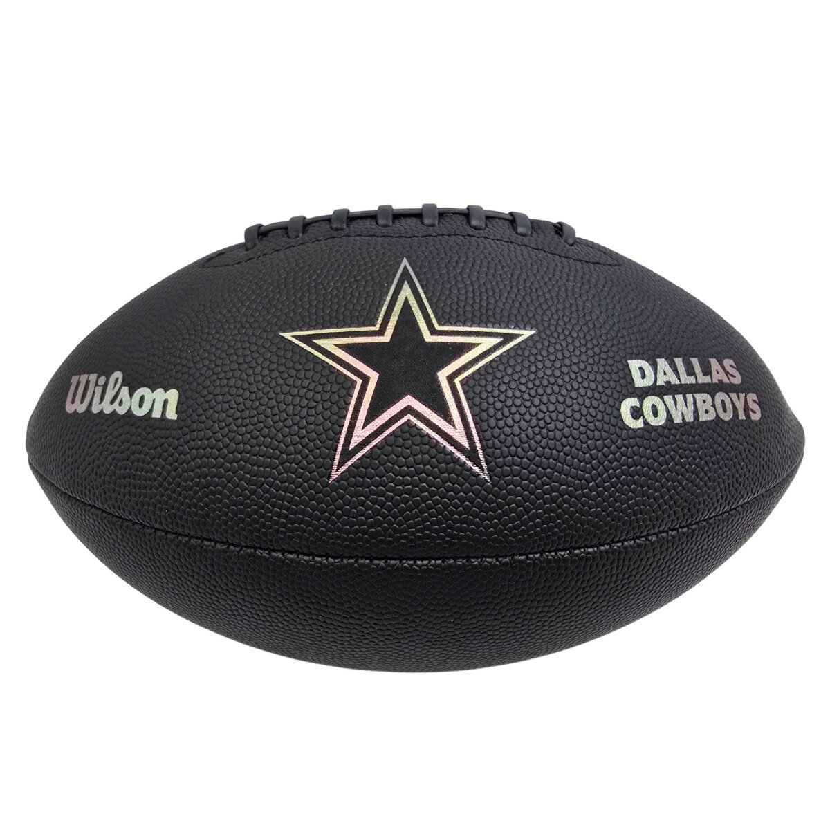 Wilson NFL Dallas Cowboys Metallic Premiere Football Offizielle Größe 9 - schwarz