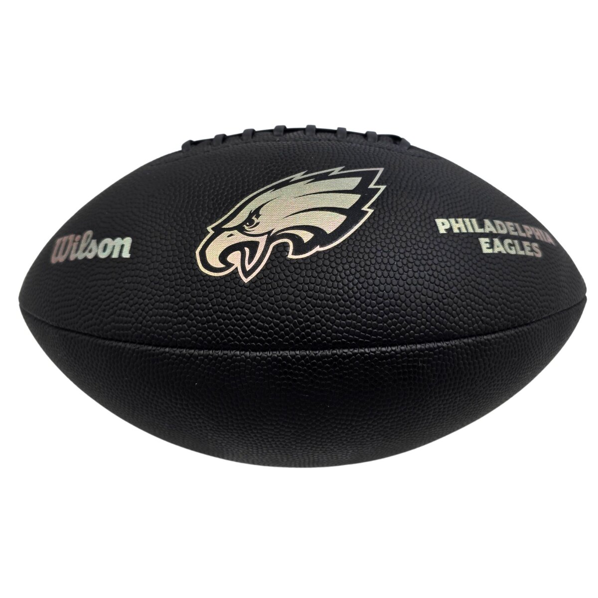 Wilson NFL Philadelphia Eagles Metallic Premiere Football Offizielle Größe 9 - schwarz