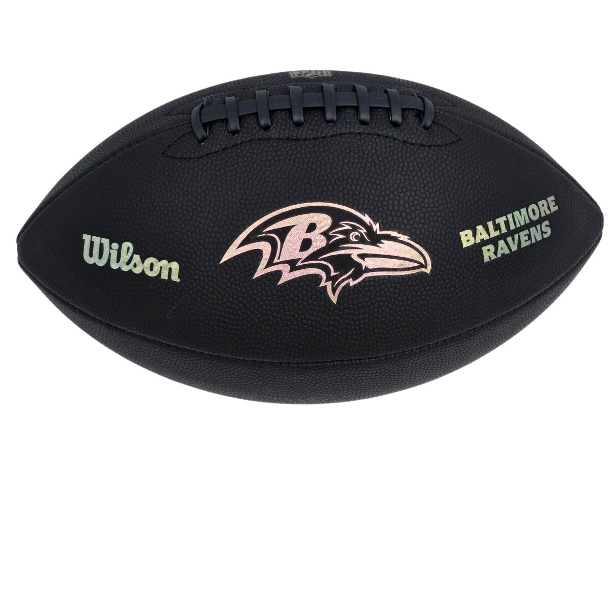 Wilson NFL Baltimore Ravens Metallic Premiere Football Offizielle Größe 9 - schwarz