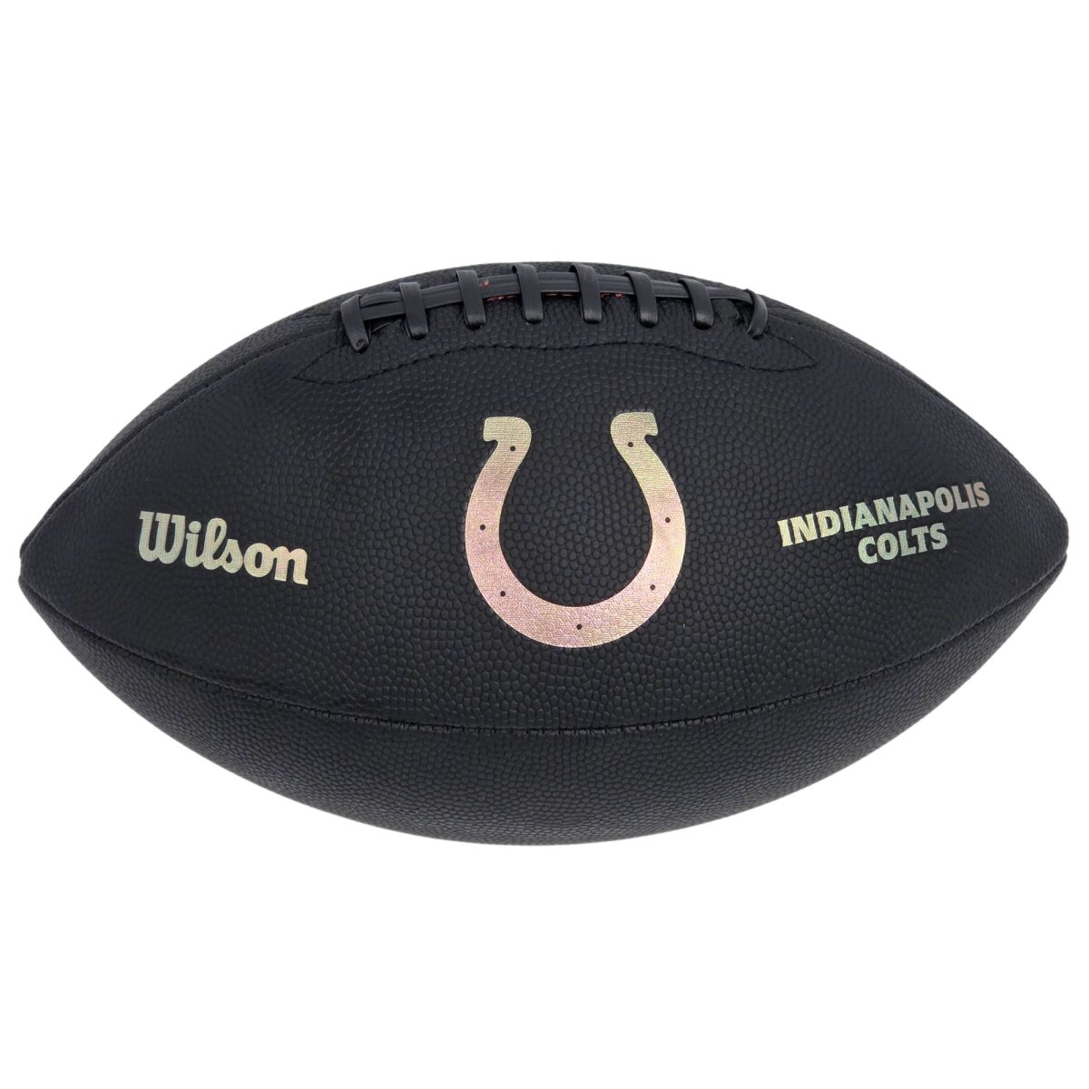 Wilson NFL Indianapolis Colts Metallic Premiere Football Offizielle Größe 9 - schwarz