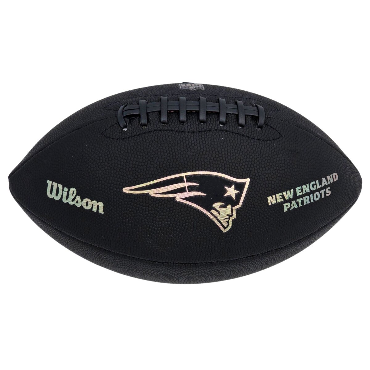 Wilson NFL New England Patriots Metallic Premiere Football Offizielle Größe 9 - schwarz