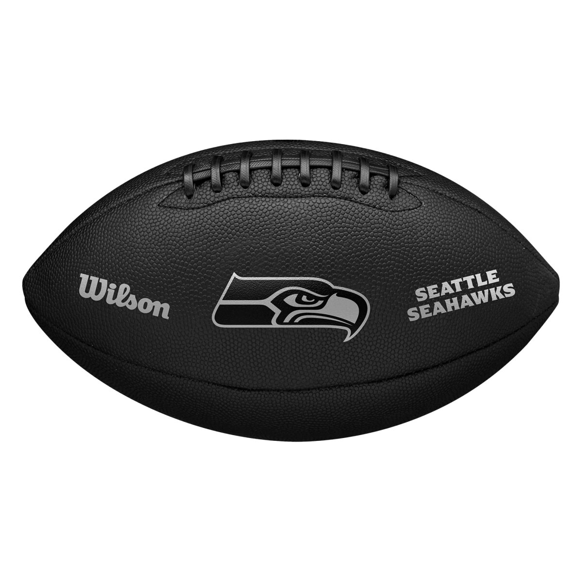 Wilson NFL Seattle Seahawks Metallic Premiere Football Offizielle Größe 9 - schwarz