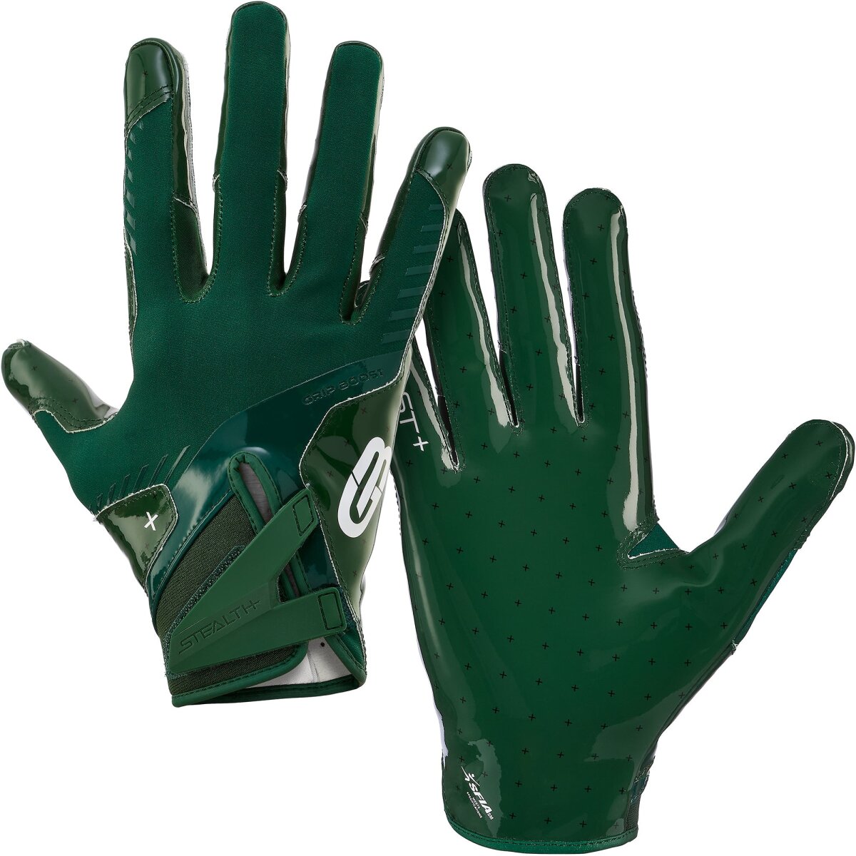Grip Boost Solid Stealth 6.0 Boost Plus Receiver Handschuhe - grün Gr. S