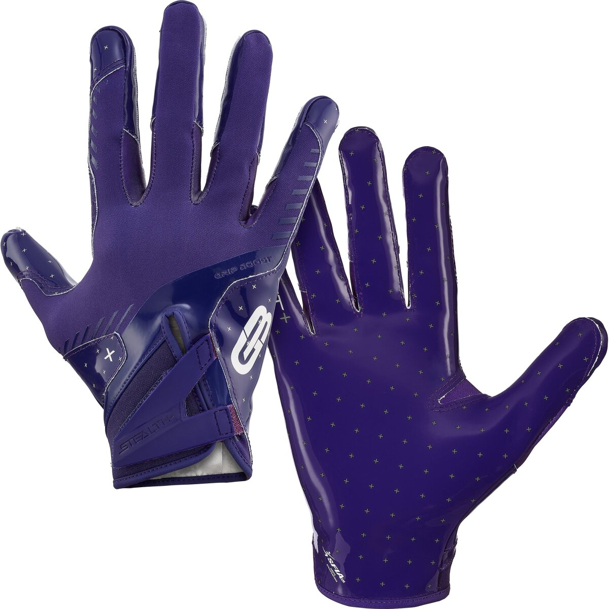 Grip Boost Solid Stealth 6.0 Boost Plus Receiver Handschuhe - lila Gr. 2XL
