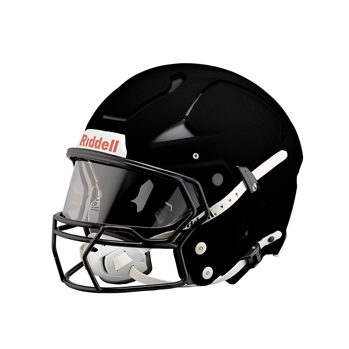 Riddell Axiom Varsity Football Helm 7 3/4 - schwarz W-2EG-SW-HP-S schwarz clear