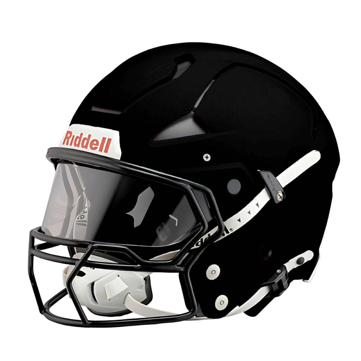 Riddell Axiom Varsity Football Helm 7 1/4 - schwarz W-2EG-HP-S schwarz clear