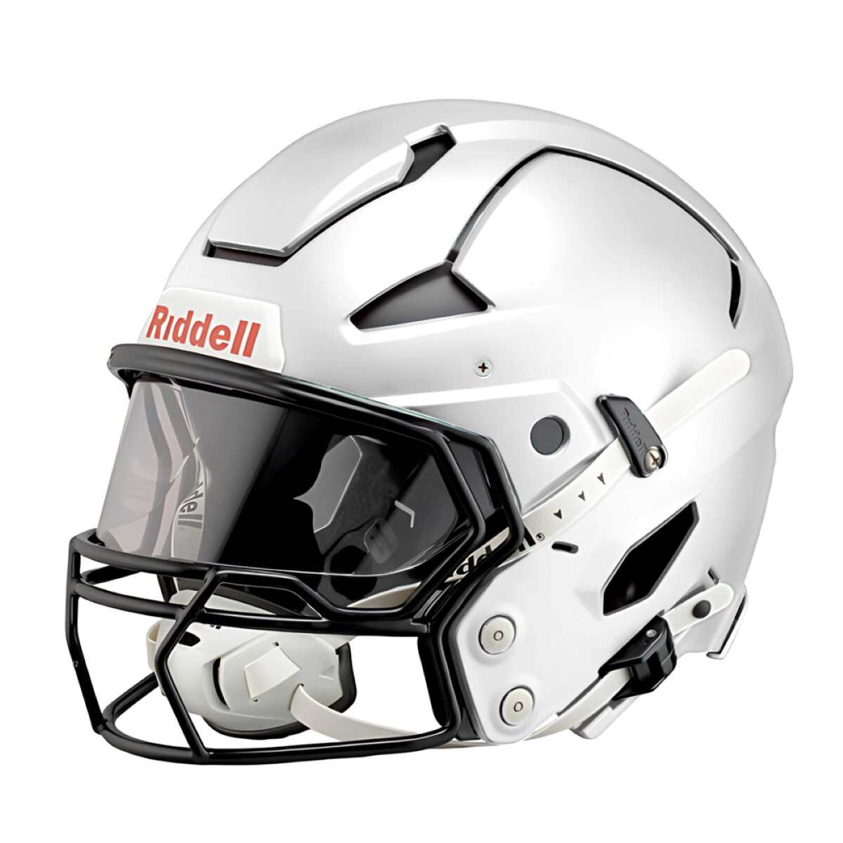 Riddell Axiom Varsity Football Helm 7 1/4 - weiß W-2EG-HP-S schwarz clear