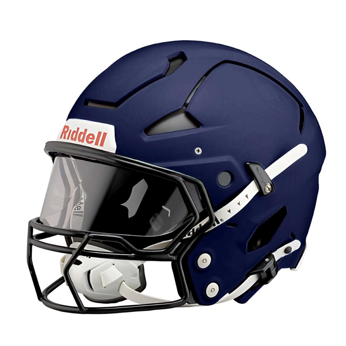Riddell Axiom Varsity Football Helm 7 1/4 - navy W-2EG-HP-S schwarz clear