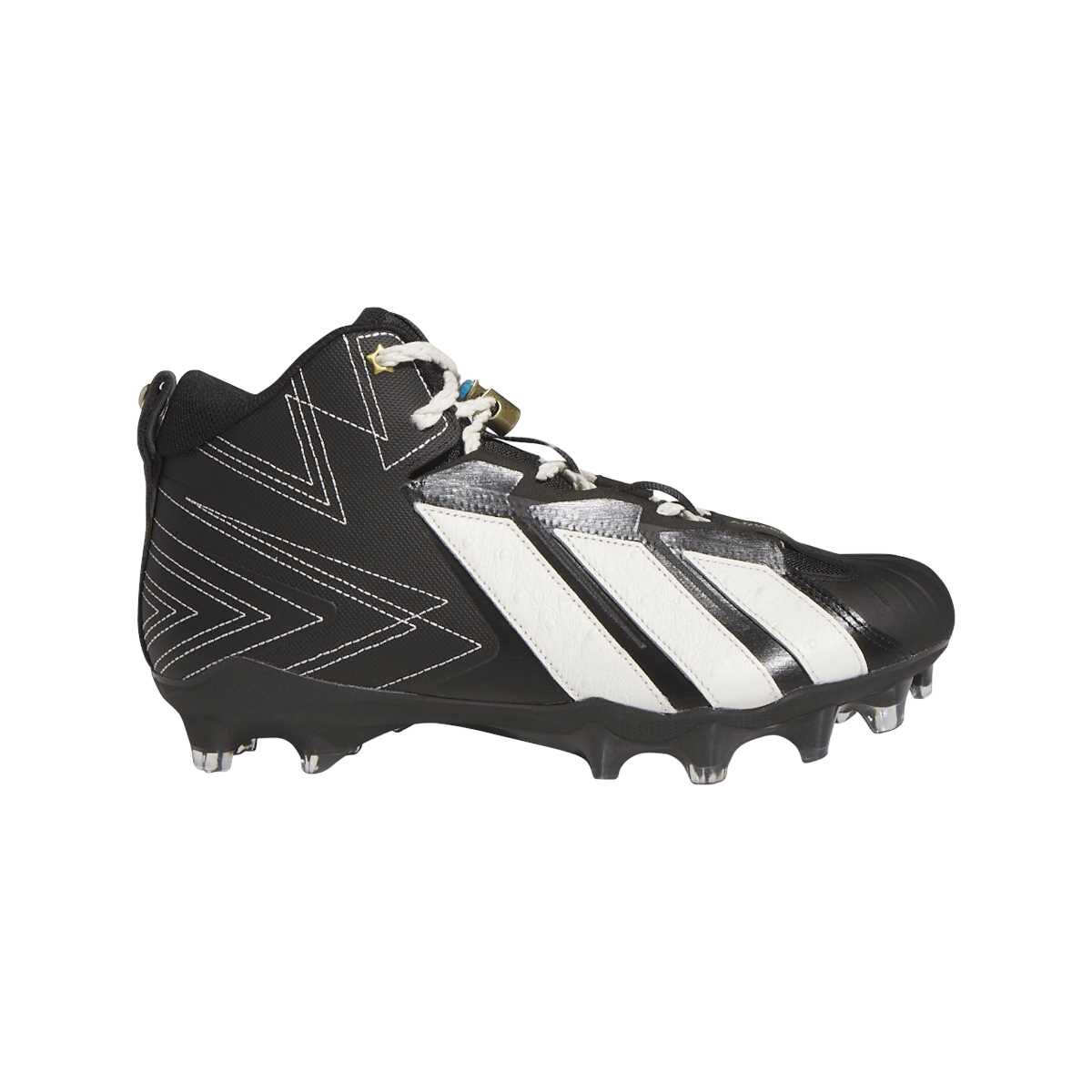 ADIDAS Adizero Chaos II Rodeo American Football Lineman Schuhe - schwarz 10 US