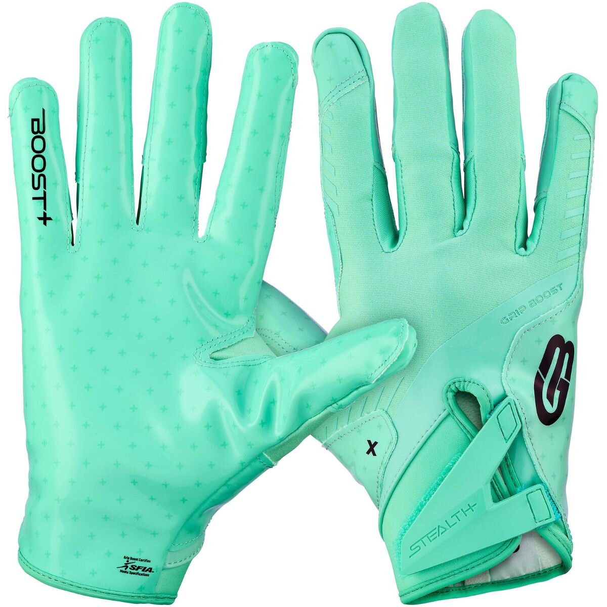 Grip Boost Stealth 6.0 Neon Receiver Handschuhe - mint M