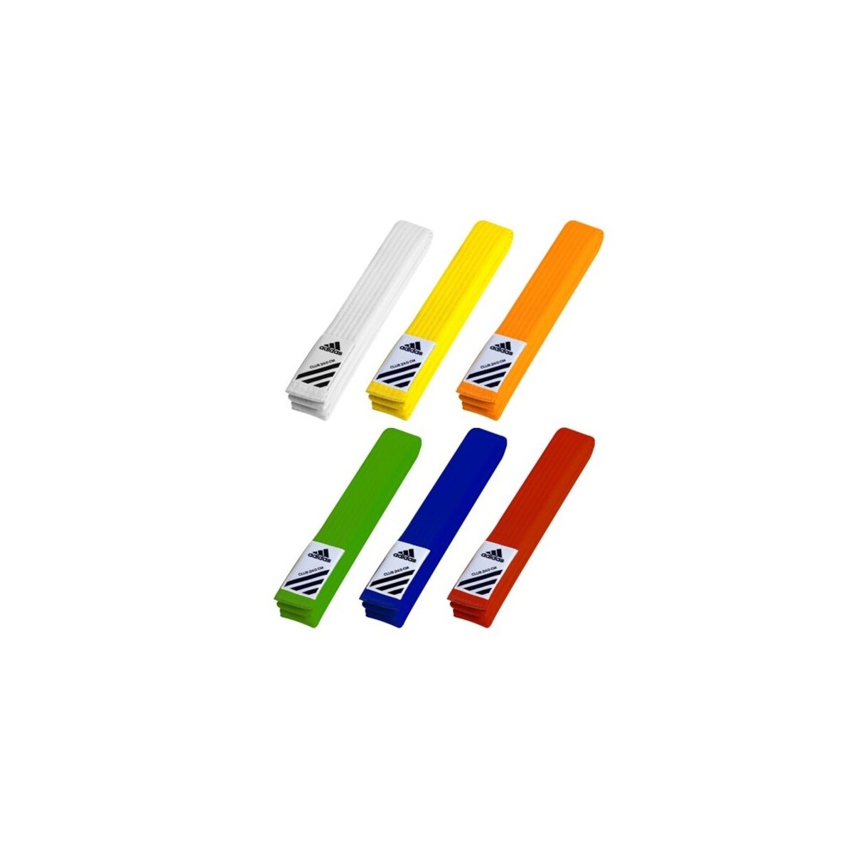 Budo Gürtel, versch. Farben | ADIDAS Gelb / 300 cm