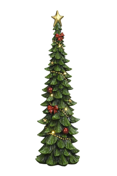 Polyresin Weihnachtsbaum mit LED Beleuchtung