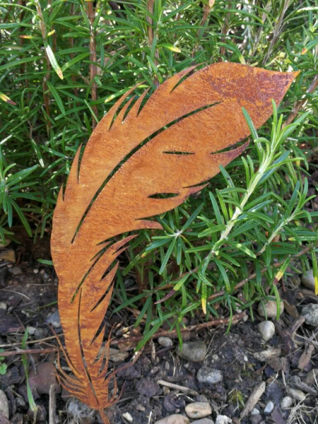 Edelrost Feder für Töpfe, Model (E)