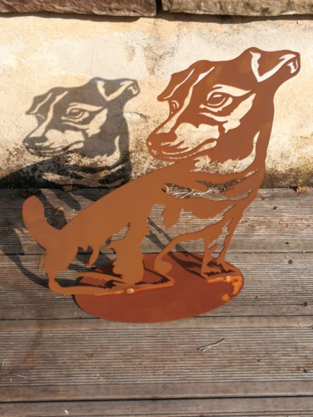 Edelrost Hund Jack Russel Rocco