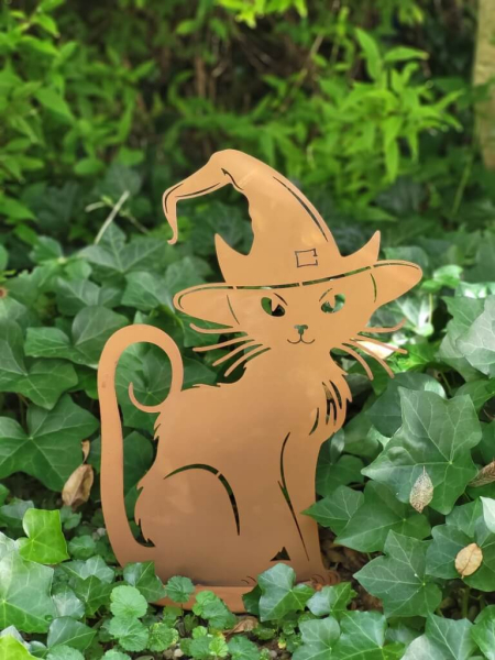 Edelrost Katze Hexenzauber