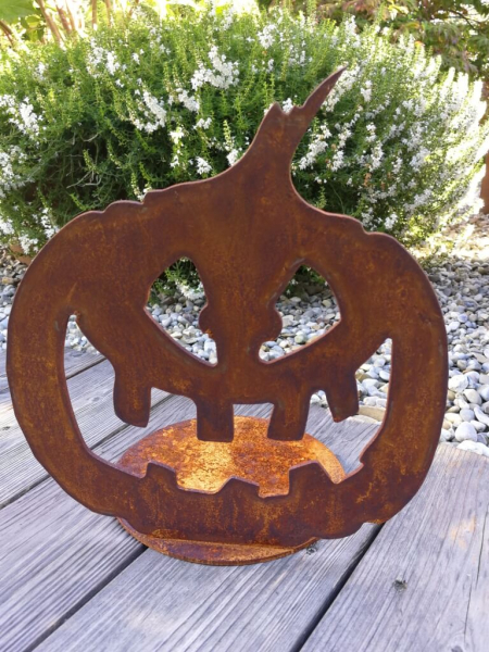 Edelrost Halloween Kürbis Ghost Rider