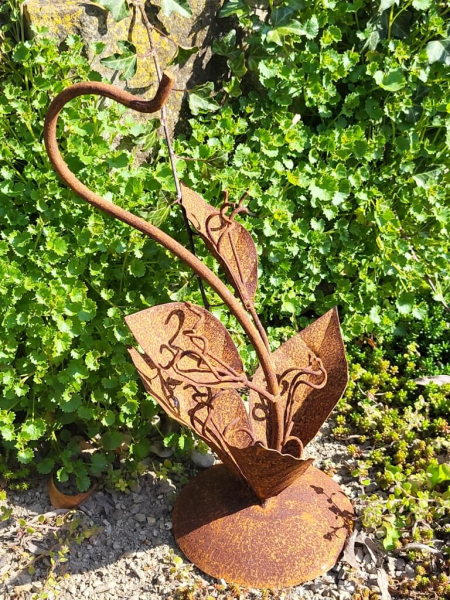 Edelrost Blütenständer für Blumen