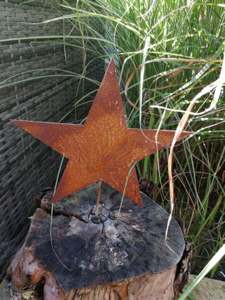 Edelrost Stern zum Schrauben