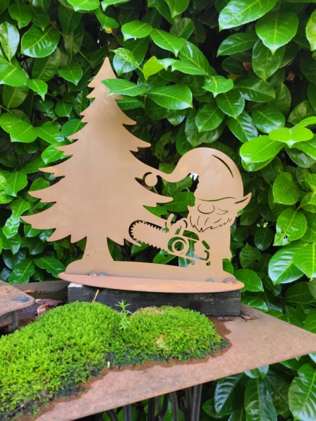 Edelrost Weihnachtswichtel Baumholson