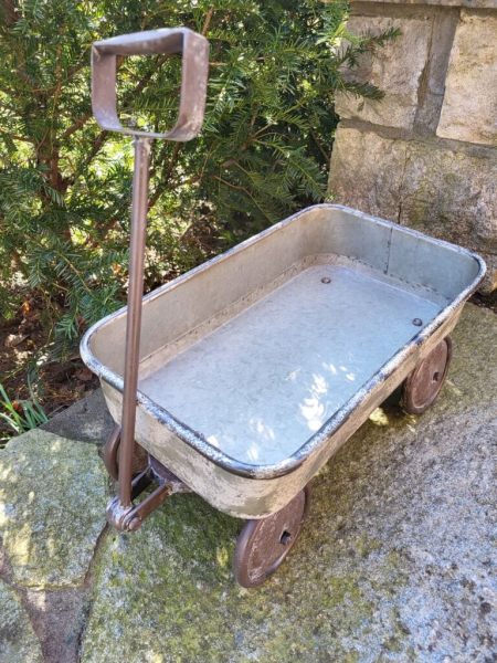 Shabby Chic Karre zum Bepflanzen