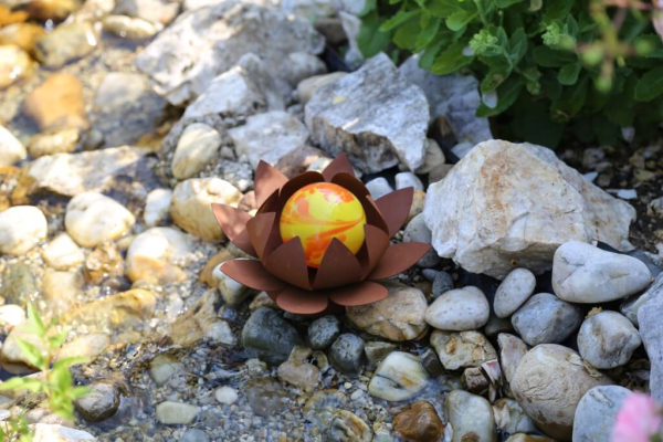 Edelrost Glasseerose, 3 Größen