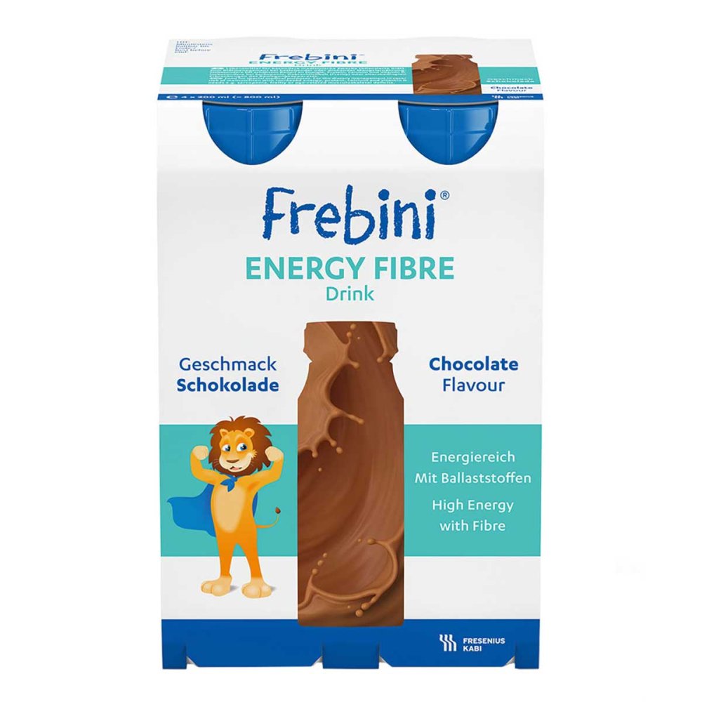 Frebini Energy Fibre Trinknahrung Schokolade für Kinder