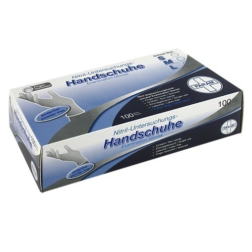 Handschuhe Einmal Nitril S blau