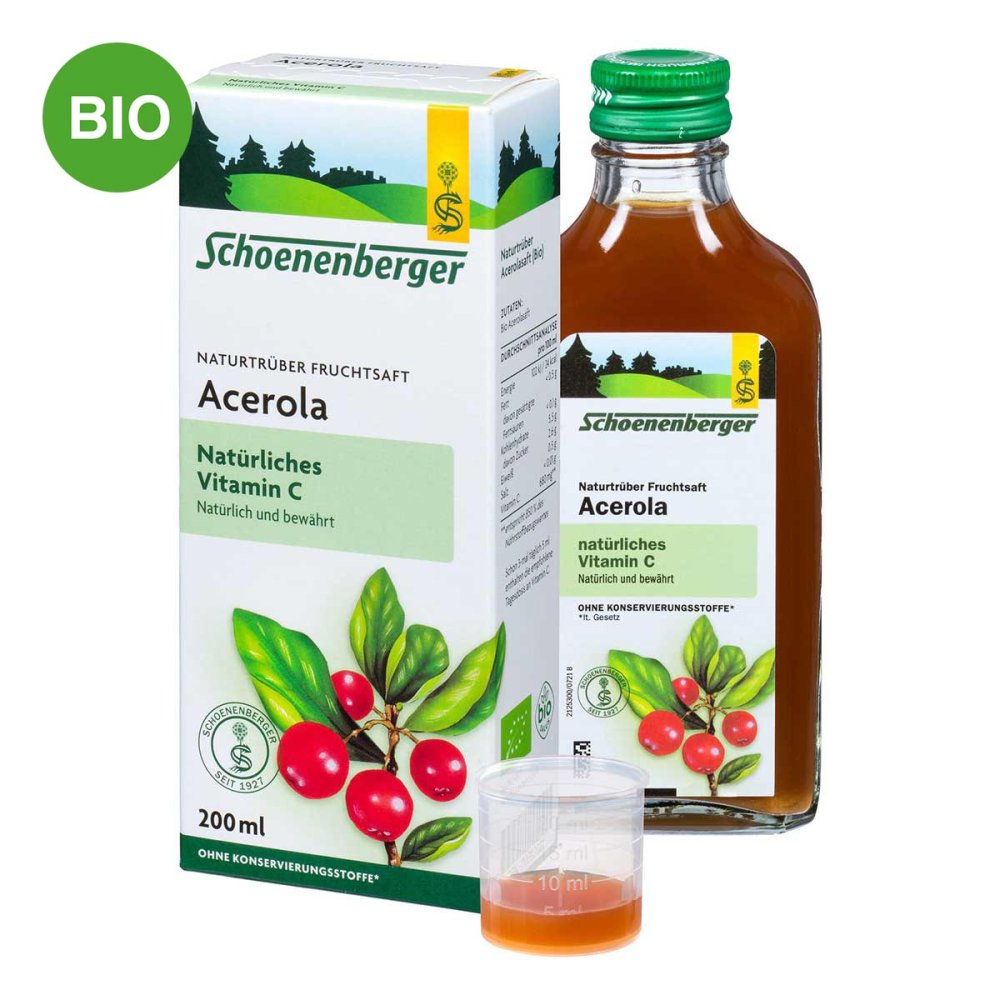 Schoenenberger Naturtrüber Fruchtsaft Acerola
