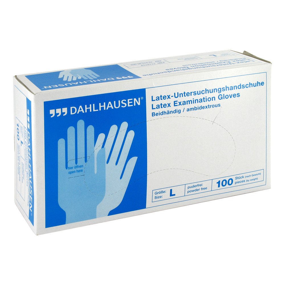 Handschuhe Latex ungepudert Größe l