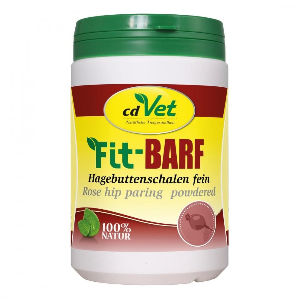 Fit-barf Hagebuttenschalen fein Pulver für Hunde