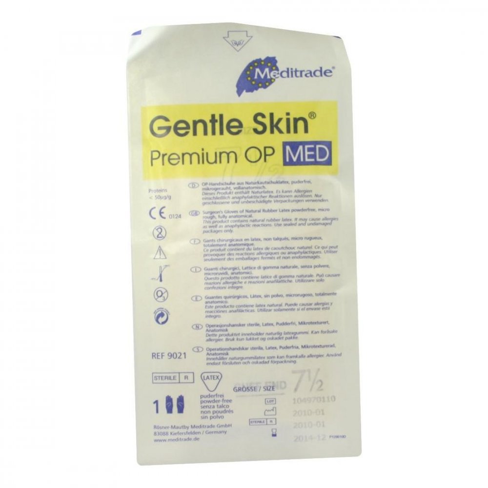 Handschuhe Op Latex Größe 7,5 steril puderfrei